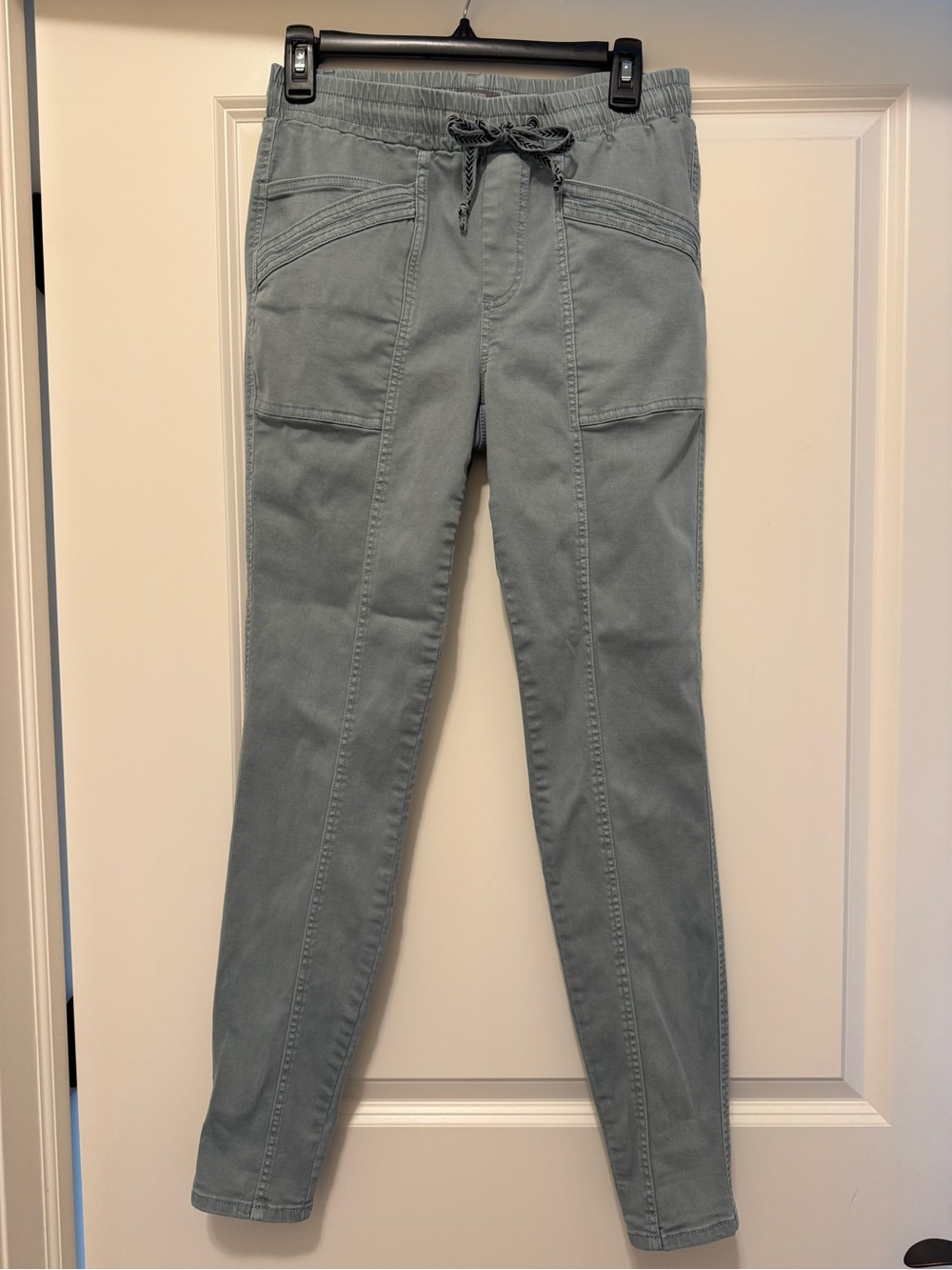 Maurices Sage Green Drawstring Utility Pants